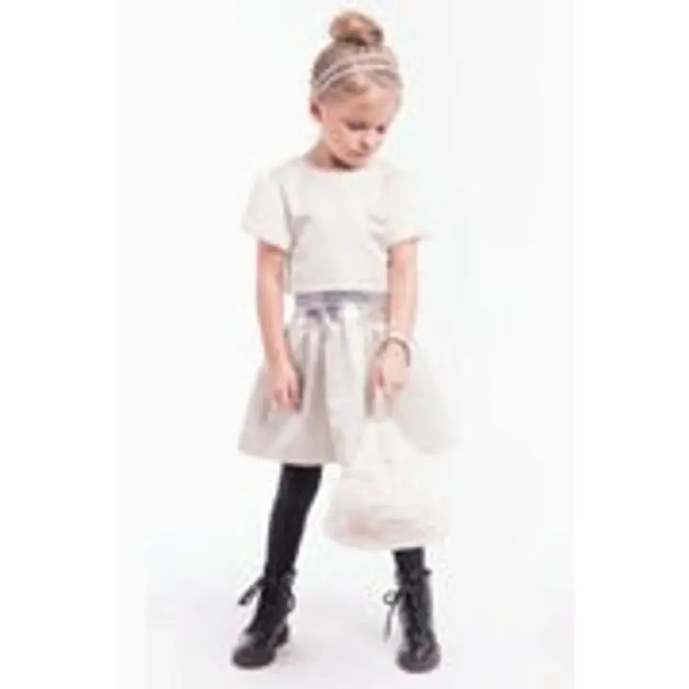 Imoga Miranda girls gold tone special occasion dress size 4